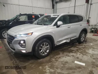 2019 Hyundai Santa Fe SEL with VIN 5NMS3CAD8KH065152, listed as a Copart auction lot 51218845 with 80,591 mi miles and Salvage Title. Bid and sale history available at carsss.com. Image 1.