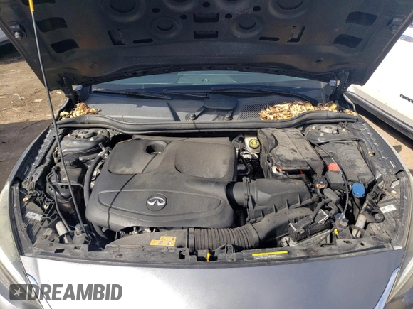 2017 Infiniti QX30 Sport with VIN SJKCH5CP3HA017499, listed as a Copart auction lot 46955954 with 100,772 mi miles. Bid and sale history available at carsss.com. Image 12.