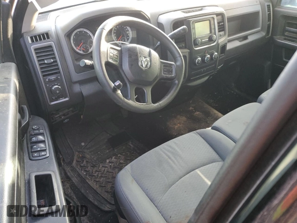 2013 Ram 1500 Express with VIN 1C6RR6FTXDS716567, listed as a Copart auction lot 80536984 with 154,980 mi miles and Salvage title. Bid and sale history available at DreamBid. Image 8.