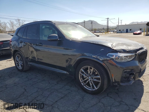 2021 BMW X3 sDrive30i z VIN 5UXTY3C07M9E82696, wystawiony jako Copart lot #56177645 z przebiegiem 46 477 mil mil oraz Szkody całkowita. Historia ofert i sprzedaży dostępna na DreamBid. Obrazek 4.