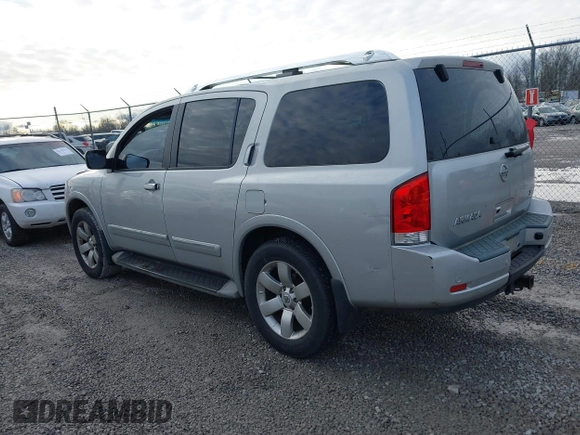 2011 Nissan Armada Platinum z VIN 5N1AA0NC2BN615574, wystawiony jako IAAI lot #41222471 z przebiegiem 340 803 mil mil oraz . Historia ofert i sprzedaży dostępna na DreamBid. Obrazek 3.