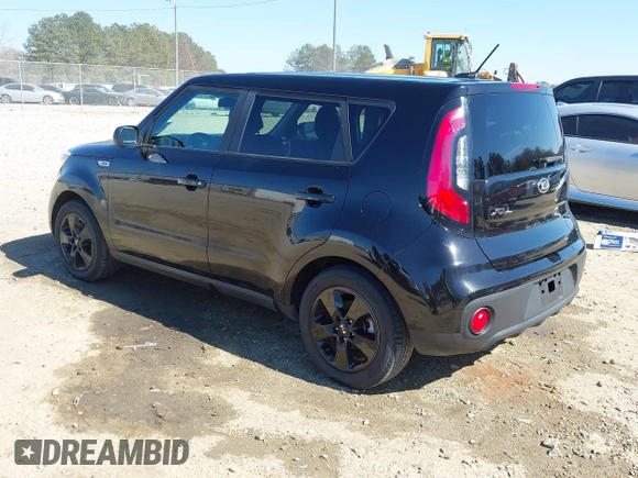 2018 Kia Soul with VIN KNDJN2A27J7505284, listed as a IAAI auction lot 41686793 with 104,821 mi miles and . Bid and sale history available at DreamBid. Image 3.