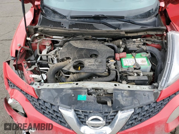 2015 Nissan Juke SL z VIN JN8AF5MV4FT552408, wystawiony jako Copart lot #45584165 z przebiegiem 90 289 mil mil oraz Szkody całkowita. Historia ofert i sprzedaży dostępna na DreamBid. Obrazek 12.