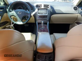 2008 Lexus IS 250 with VIN JTHBK262985068799, listed as a Copart auction lot 54976905 with 296,653 mi miles and Salvage Title. Bid and sale history available at DreamBid. Image 8.