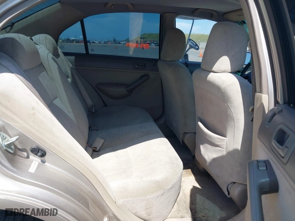 2001 Honda Civic LX with VIN 1HGES16591L002954, listed as a IAAI auction lot 42057695 with 238,849 mi miles. Bid and sale history available at carsss.com. Image 8.