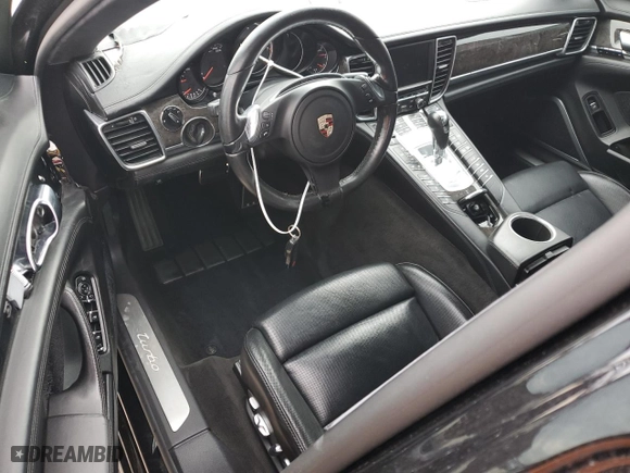 2012 Porsche Panamera Turbo with VIN WP0AC2A77CL090348, listed as a Copart auction lot 78718204 with 0 mi miles and Salvage Title. Bid and sale history available at carsss.com. Image 8.