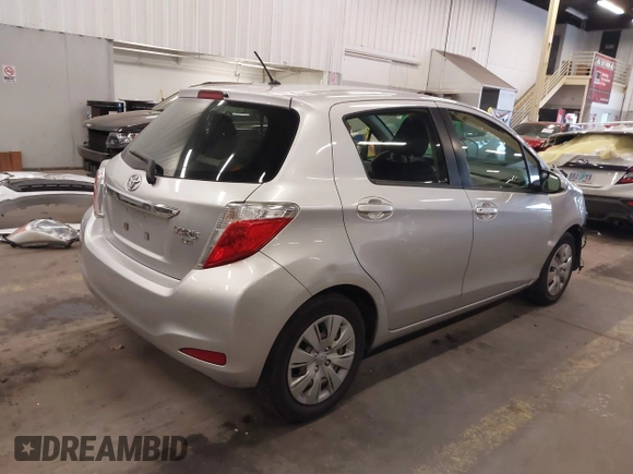 2013 Toyota Yaris L with VIN JTDKTUD36DD557084, listed as a IAAI auction lot 41502228 with 174,185 mi miles. Bid and sale history available at carsss.com. Image 4.