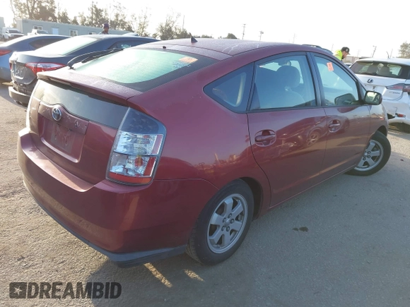 2005 Toyota Prius with VIN JTDKB20U053043986, listed as a IAAI auction lot 41909604 with 267,289 mi miles. Bid and sale history available at carsss.com. Image 4.