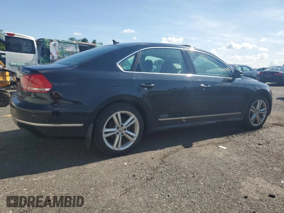 2015 Volkswagen Passat SEL Premium with VIN 1VWCT7A32FC120814, listed as a Copart auction lot 65181865 with 237,031 mi miles and Clean title. Bid and sale history available at DreamBid. Image 3.