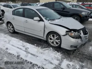 2007 Mazda 3 S Touring with VIN JM1BK324471680235, listed as a Copart auction lot 44908865 with 136,074 mi miles and Salvage Title. Bid and sale history available at DreamBid. Image 4.