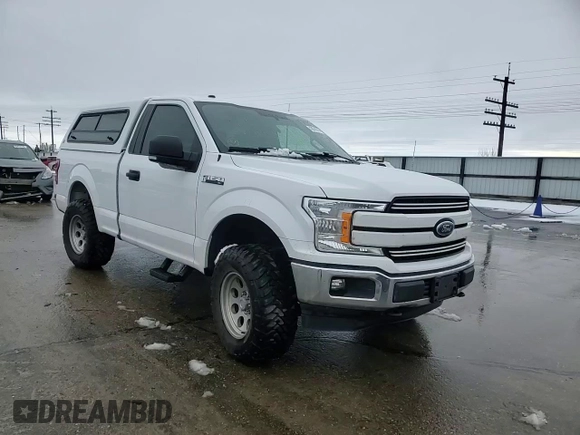 2018 Ford F-150 XL with VIN 1FTMF1E50JKD81901, listed as a Copart auction lot 43974875 with 59,973 mi miles and Salvage Title. Bid and sale history available at carsss.com. Image 11.