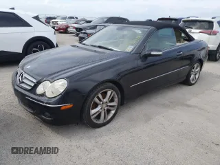 2008 Mercedes-Benz CLK-Class 3.5L with VIN WDBTK56F48F256262, listed as a Copart auction lot 74918114 with 0 mi miles and Salvage Title. Bid and sale history available at carsss.com. Image 1.