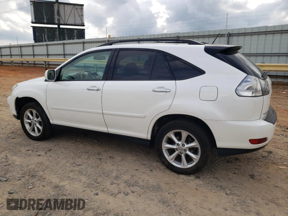 2009 Lexus RX 350 with VIN 2T2HK31U99C112925, listed as a Copart auction lot 54580055 with 168,329 mi miles and Clean Title. Bid and sale history available at DreamBid. Image 2.