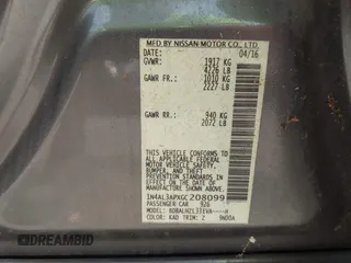 2016 Nissan Altima S z VIN 1N4AL3APXGC208099, wystawiony jako IAAI lot #42433619 z przebiegiem 216 079 mil mil oraz . Historia ofert i sprzedaży dostępna na DreamBid. Obrazek 9.