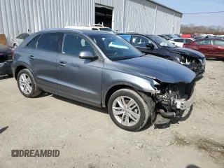 2017 Audi Q3 Premium with VIN WA1ECCFS3HR017738, listed as a Copart auction lot 48962775 with 22,551 mi miles and Salvage Title. Bid and sale history available at carsss.com. Image 4.
