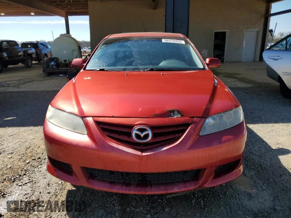 2004 Mazda Mazda6 s with VIN 1YVFP80D545N85345, listed as a Copart auction lot 50378455 with 244,193 mi miles and Salvage Title. Bid and sale history available at carsss.com. Image 5.