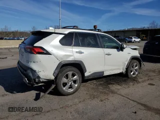 2020 Toyota RAV4 Hybrid Limited with VIN JTMD6RFV5LD006851, listed as a Copart auction lot 53715355 with 62,523 mi miles and Salvage Title. Bid and sale history available at carsss.com. Image 3.