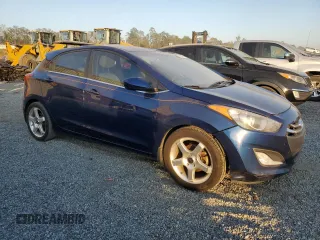 2013 Hyundai Elantra GT with VIN KMHD35LE1DU065933, listed as a Copart auction lot 75322614 with 153,381 mi miles and Salvage Title. Bid and sale history available at carsss.com. Image 4.