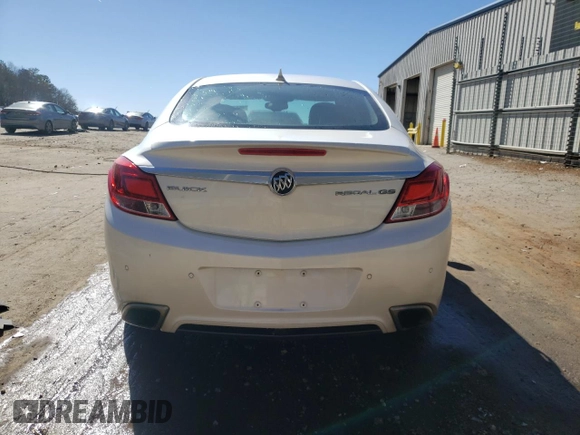 2013 Buick Regal GS with VIN 2G4GV5GV8D9236367, listed as a Copart auction lot 46935555 with 131,863 mi miles and Salvage Title. Bid and sale history available at carsss.com. Image 6.