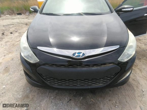 2015 Hyundai Sonata Hybrid Limited with VIN KMHEC4A4XFA119744, listed as a IAAI auction lot 42091103 with 1 mi miles. Bid and sale history available at carsss.com. Image 6.