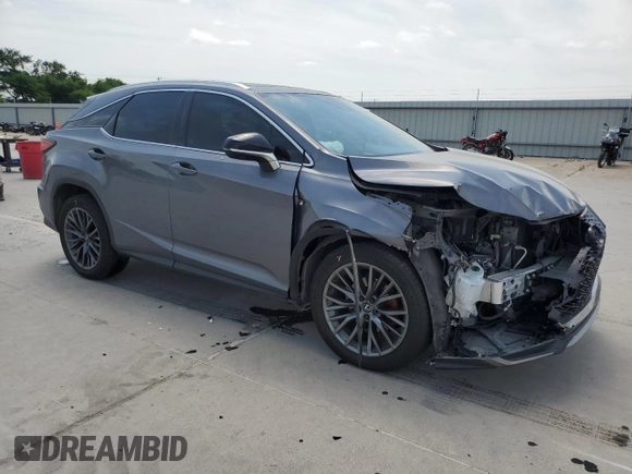 2022 Lexus RX 350 F Sport with VIN 2T2YZMDA0NC312444, listed as a Copart auction lot 53786205 with 60,684 mi miles and Salvage title. Bid and sale history available at DreamBid. Image 4.