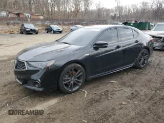 2019 Acura TLX w/A-Spec Pkg with VIN 19UUB2F67KA008467, listed as a Copart auction lot 42804915 with 44,126 mi miles and Salvage Title. Bid and sale history available at carsss.com. Image 1.