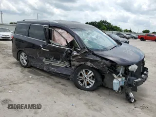2011 Nissan Quest SL z VIN JN8AE2KP8B9001444, wystawiony jako Copart lot #55013185 z przebiegiem 216 290 mil mil oraz Szkoda całkowita • Salvage title. Historia ofert i sprzedaży dostępna na DreamBid. Obrazek 4.