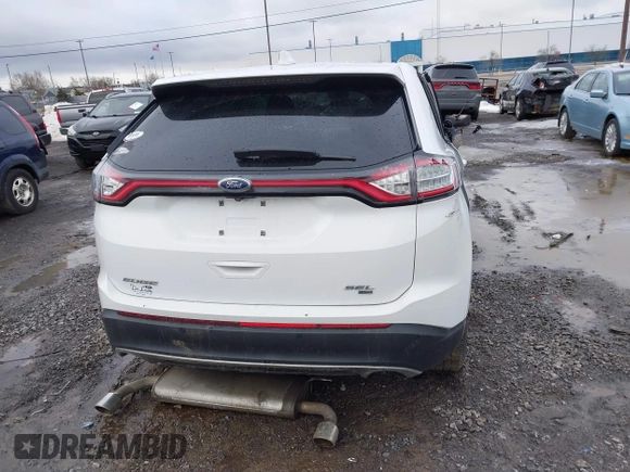 2018 Ford Edge SEL with VIN 2FMPK4J89JBB03644, listed as a IAAI auction lot 41734510 with 103,853 mi miles. Bid and sale history available at carsss.com. Image 16.