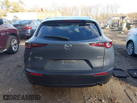 2023 Mazda CX-30 S Carbon Edition with VIN 3MVDMBCM0PM510726, listed as a IAAI auction lot 41150274 with 18,394 mi miles and . Bid and sale history available at DreamBid. Image 16.
