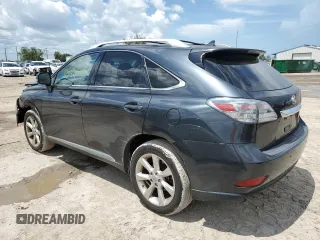 2011 Lexus RX 350 with VIN JTJZK1BA2B2410994, listed as a Copart auction lot 59999763 with 124,972 mi miles and Salvage Title. Bid and sale history available at DreamBid. Image 2.