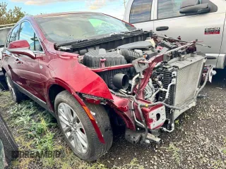 2019 Cadillac XT5 Premium Luxury AWD with VIN 1GYKNFRS2KZ251595, listed as a Copart auction lot 76847104 with 23,925 mi miles and Salvage title. Bid and sale history available at DreamBid. Image 1.