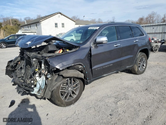 2017 Jeep Grand Cherokee Limited with VIN 1C4RJFBG9HC602116, listed as a Copart auction lot 50340655 with 120,311 mi miles and Salvage Title. Bid and sale history available at carsss.com. Image 1.