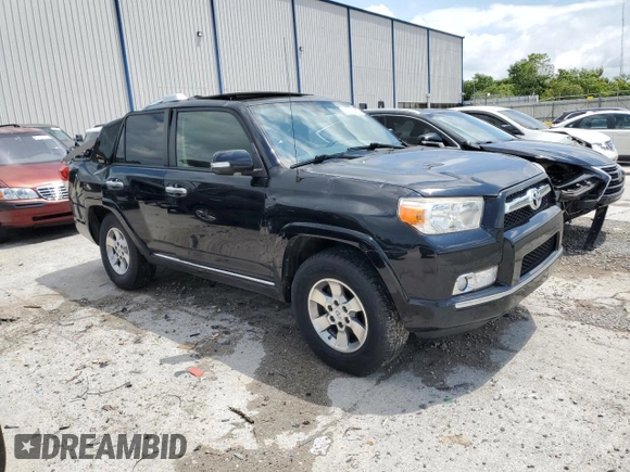 2013 Toyota 4Runner SR5 with VIN JTEBU5JR0D5111451, listed as a Copart auction lot 61340615 with Not provided miles and Non repairable. Bid and sale history available at DreamBid. Image 4.