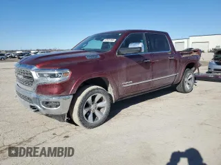 2020 Ram 1500 Limited with VIN 1C6SRFHT6LN118195, listed as a Copart auction lot 42637265 with 91,956 mi miles and Salvage Title. Bid and sale history available at carsss.com. Image 1.