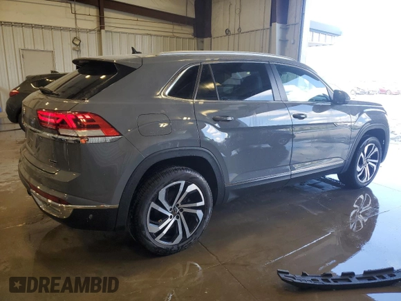 2022 Volkswagen Atlas SEL with VIN 1V2BE2CA5NC207126, listed as a Copart auction lot 56545445 with 49,296 mi miles and Salvage title. Bid and sale history available at DreamBid. Image 3.