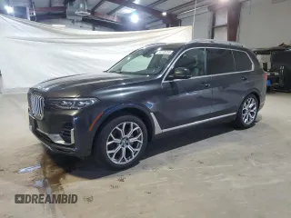 2019 BMW X7 xDrive40i with VIN 5UXCW2C59KL088447, listed as a Copart auction lot 54195265 with 74,390 mi miles and Clean Title. Bid and sale history available at carsss.com. Image 1.