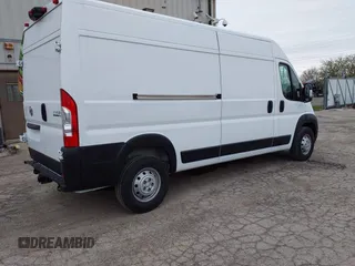 2023 Ram ProMaster Cargo with VIN 3C6LRVDG9PE603061, listed as a IAAI auction lot 41978109 with 12,921 mi miles. Bid and sale history available at carsss.com. Image 4.