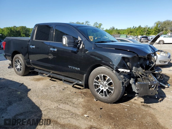 2021 Nissan Titan SV с VIN 1N6AA1EFXMN509569, выставлен на аукционе Copart как лот 52285595 с пробегом 70 296 миль миль и На запчасти • Non repairable. История ставок и продаж доступна на DreamBid. Изображение 4.