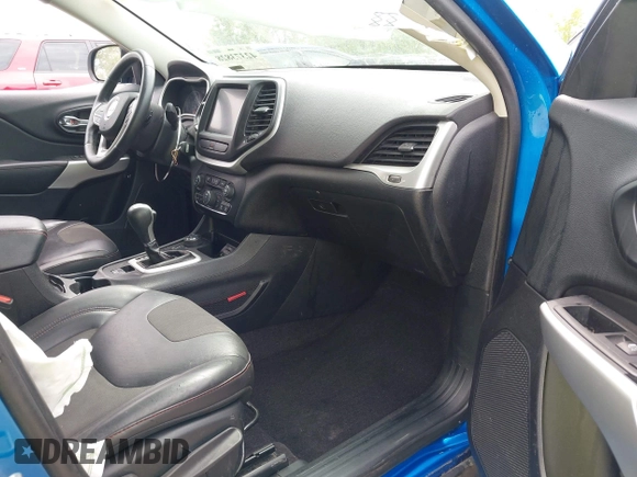 2017 Jeep Cherokee Trailhawk with VIN 1C4PJMBS2HW612792, listed as a IAAI auction lot 42373828 with 74,106 mi miles and . Bid and sale history available at DreamBid. Image 5.