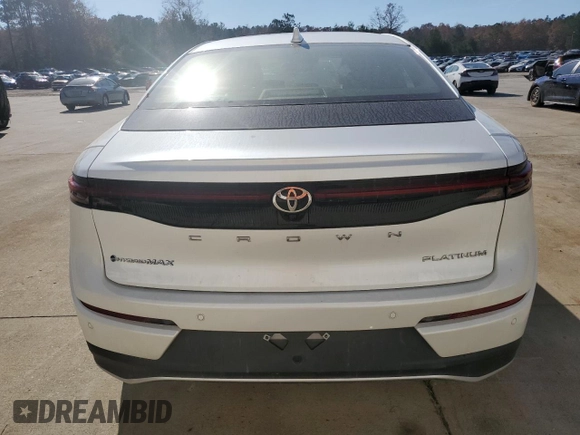 2024 Toyota Crown Platinum with VIN JTDAFAAF8R3007429, listed as a Copart auction lot 85254544 with 10,767 mi miles and Salvage Title. Bid and sale history available at DreamBid. Image 6.