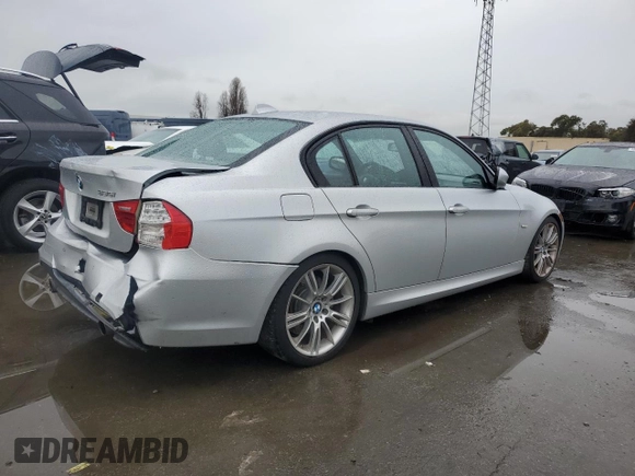 2011 BMW 3 Series 335i with VIN WBAPM5C50BE576519, listed as a Copart auction lot 44409265 with 142,522 mi miles and Salvage Title. Bid and sale history available at carsss.com. Image 3.
