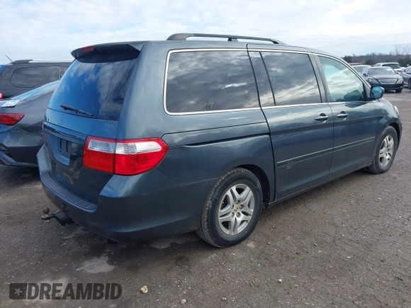 2006 Honda Odyssey EX with VIN 5FNRL38466B439222, listed as a IAAI auction lot 41384201 with 232,351 mi miles and . Bid and sale history available at DreamBid. Image 4.