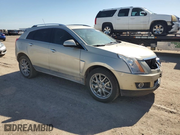 2015 Cadillac SRX Premium Collection with VIN 3GYFNDE32FS536692, listed as a Copart auction lot 54669175 with 80,484 mi miles and Salvage title. Bid and sale history available at DreamBid. Image 4.