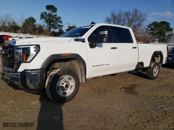 2024 GMC Sierra 2500HD Pro with VIN 1GT49LE72RF316993, listed as a Copart auction lot 84861714 with 32,280 mi miles and Salvage Title. Bid and sale history available at carsss.com. Image 1.