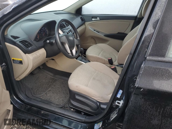 2016 Hyundai Accent SE with VIN KMHCT4AE1GU079702, listed as a Copart auction lot 74000593 with 89,614 mi miles and . Bid and sale history available at DreamBid. Image 7.