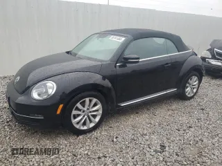 2015 Volkswagen Beetle with VIN 3VW5A7AT5FM812966, listed as a Copart auction lot 80741484 with 51,089 mi miles and Salvage Title. Bid and sale history available at DreamBid. Image 1.