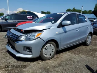 2024 Mitsubishi Mirage ES with VIN ML32AUHJ1RH034119, listed as a Copart auction lot 64772165 with 9,421 mi miles and Non repairable. Bid and sale history available at DreamBid. Image 1.
