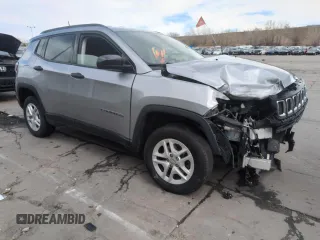 2017 Jeep Compass Sport z VIN 3C4NJDAB3HT656265, wystawiony jako Copart lot #50560125 z przebiegiem 49 558 mil mil oraz Szkoda całkowita • Salvage title. Historia ofert i sprzedaży dostępna na DreamBid. Obrazek 4.