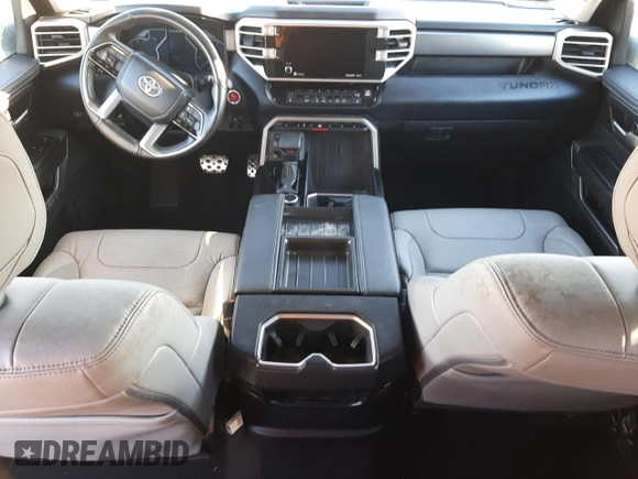 2022 Toyota Tundra 2WD SR5 with VIN 5TFLA5AB1NX018593, listed as a Copart auction lot 82970134 with 0 mi miles and Non Repairable. Bid and sale history available at carsss.com. Image 8.
