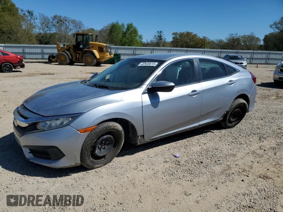 2018 Honda Civic Sedan LX with VIN 19XFC2F56JE037353, listed as a Copart auction lot 49585615 with 83,077 mi miles and Non Repairable. Bid and sale history available at carsss.com. Image 1.
